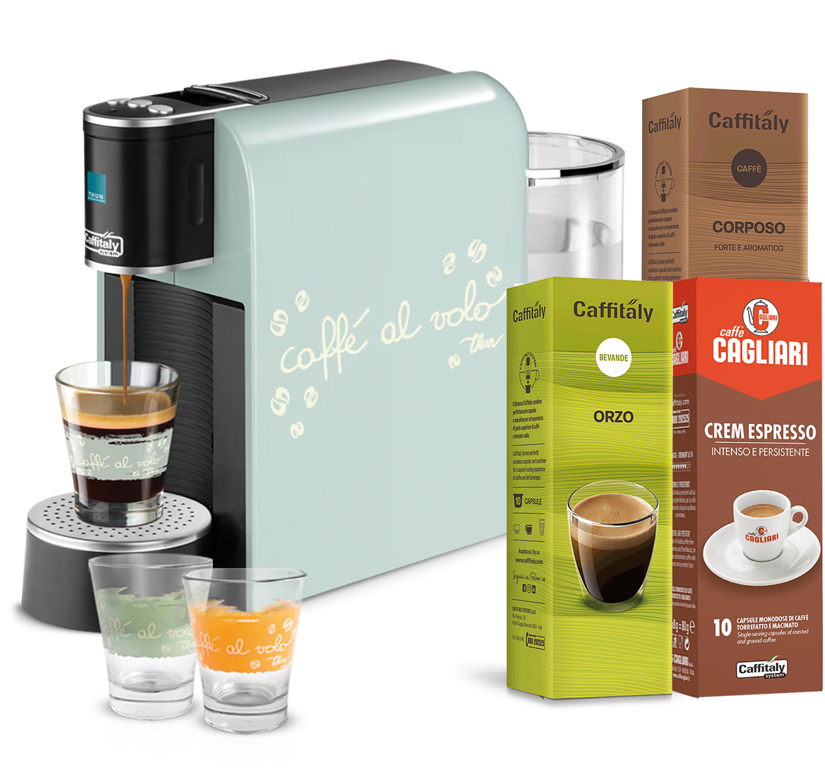 caffitaly-arka-thun-macchina-caff-capsule-automatica-0-7l-bianca-design-thun image 1