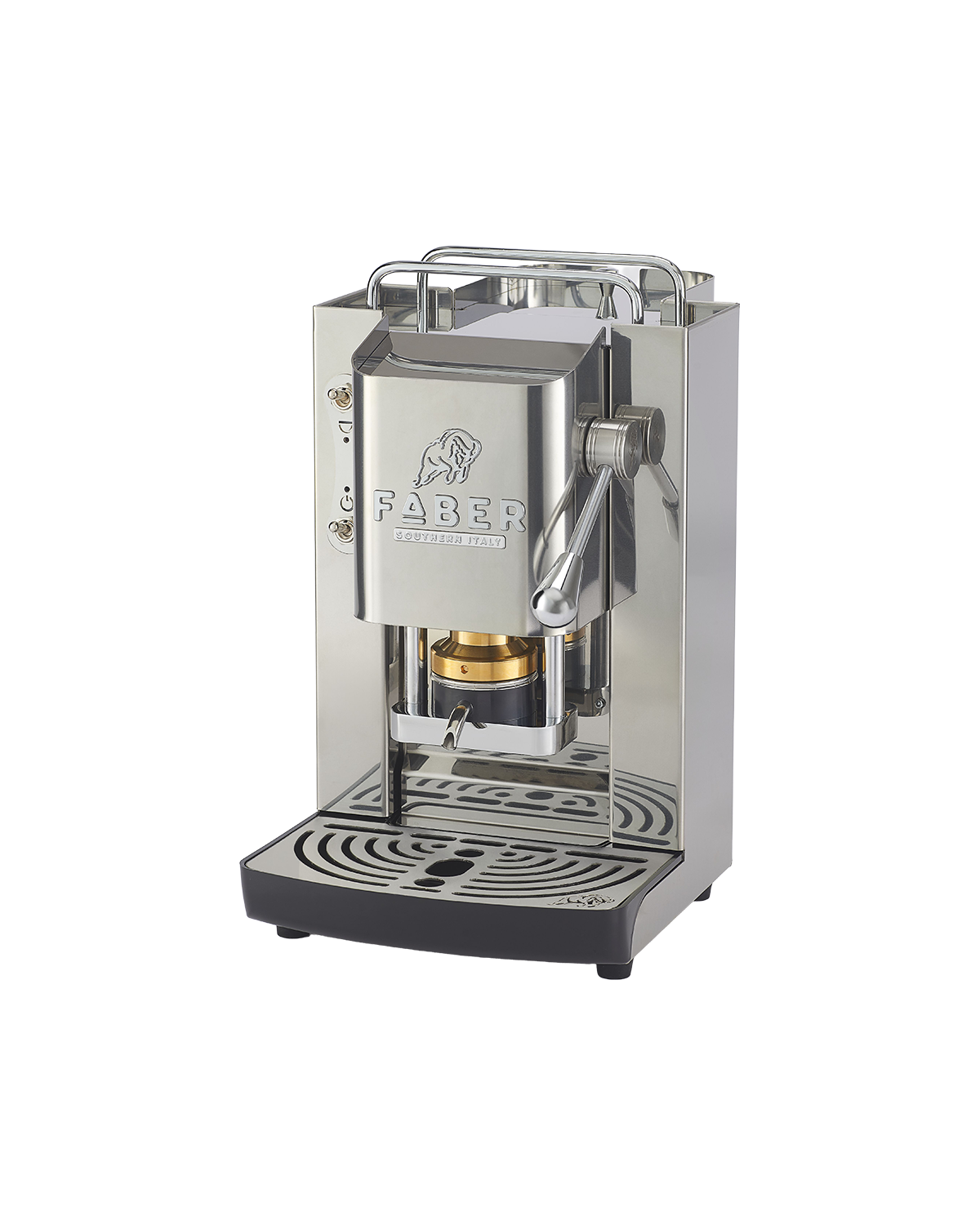 faber-pro-deluxe-3-0-macchina-caff-a-cialde-mirror-chrome-98-thermoblock-ottone image 2
