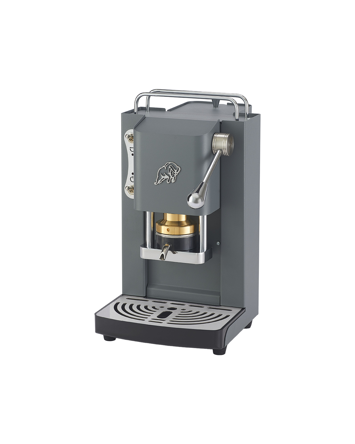 faber-pro-essential-3-0-macchina-per-caff-ese-grigio-daytona-cromata image 2