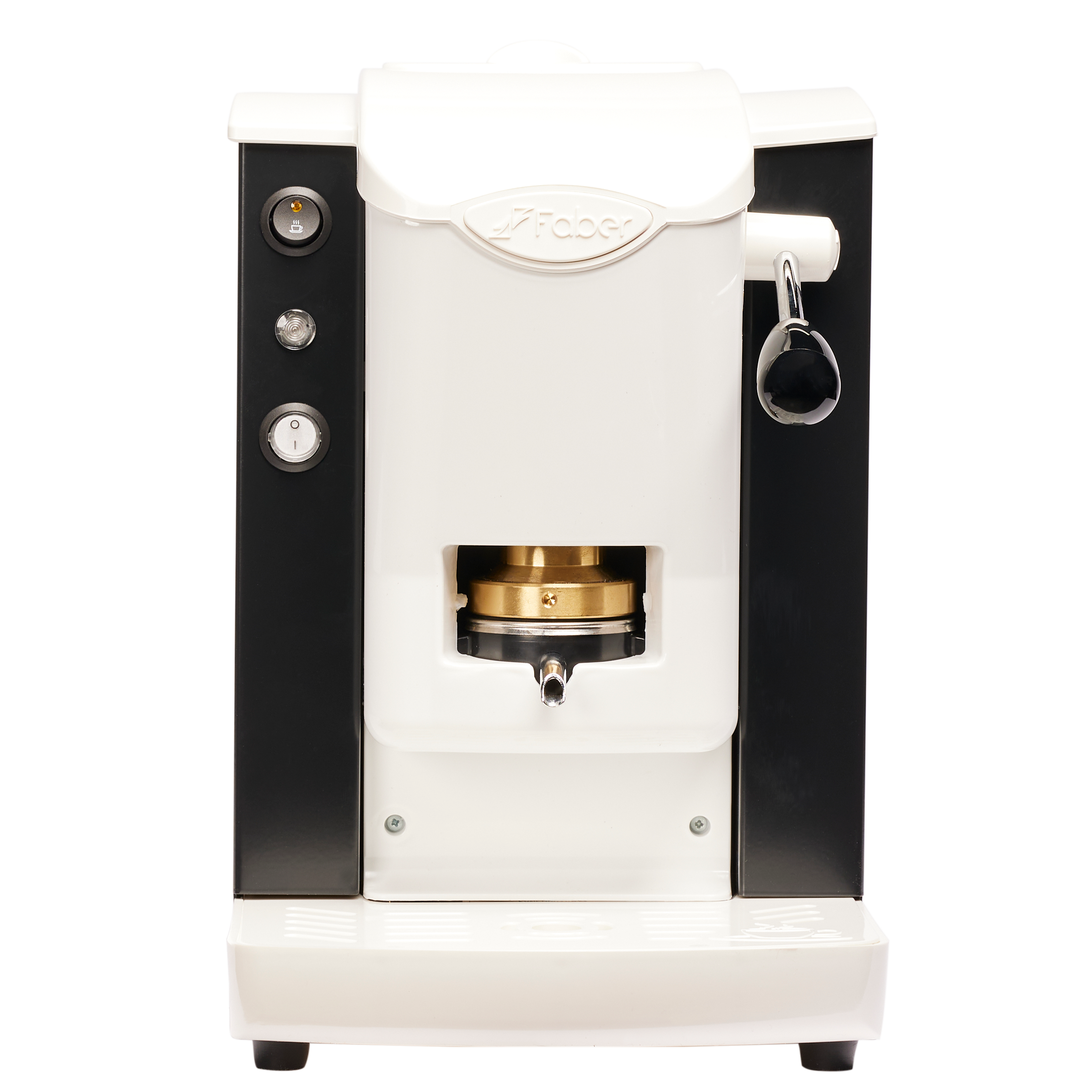 faber-slot-plast-2-0-macchina-caff-a-cialde-nero-bianco image 1