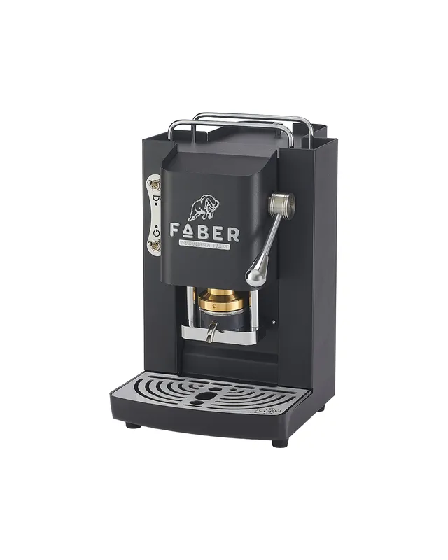 faber-pro-deluxe-3-0-macchina-caff-a-cialde-nero-opaco-cromo-90 image 1