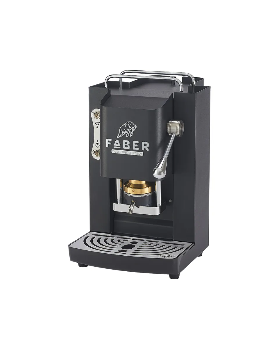 faber-pro-deluxe-3-0-macchina-caff-ese-mat-black-chrome-98 image 1