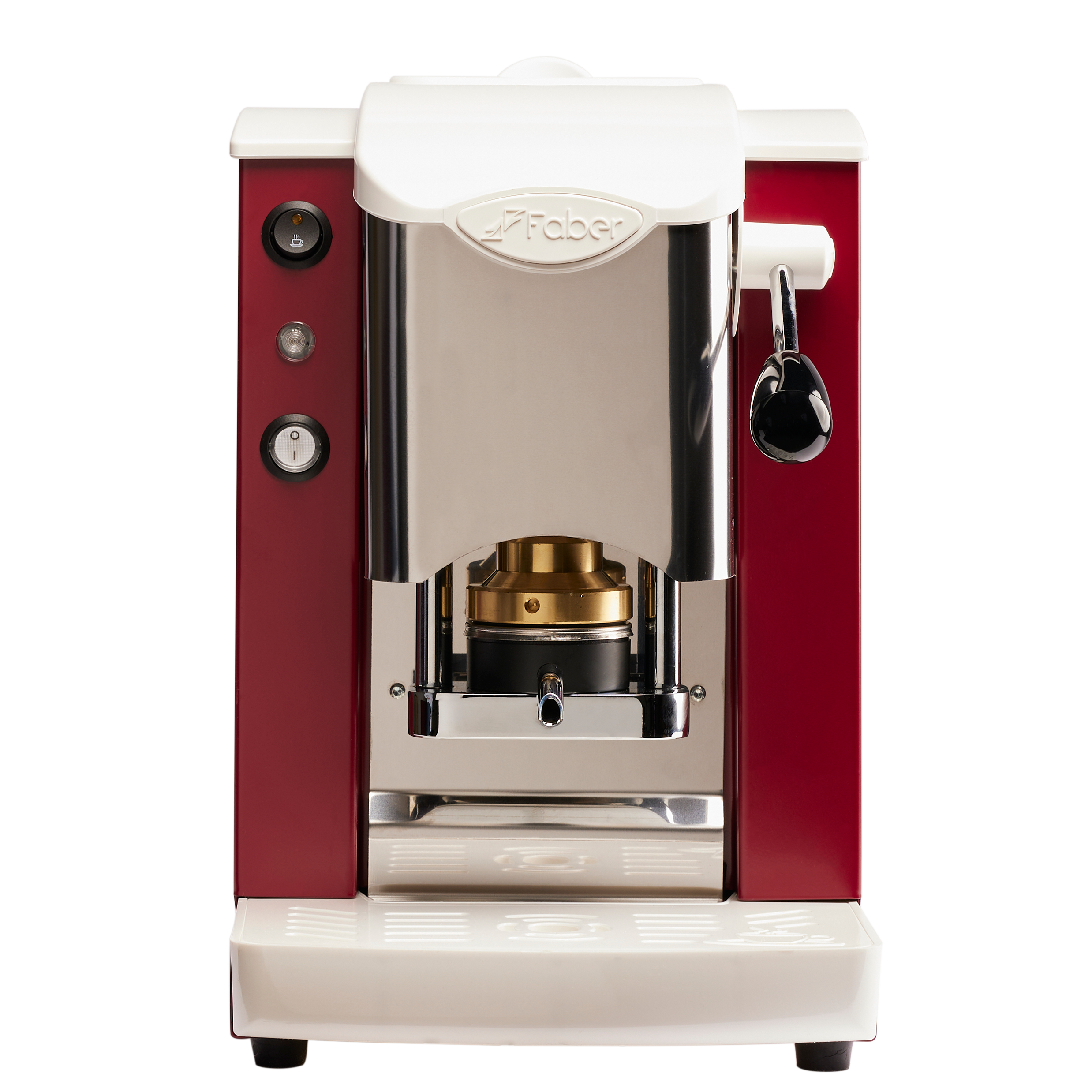 faber-slot-inox-2-0-macchina-caff-a-cialde-ese-borgogna-bianco-95-estraibile image 1