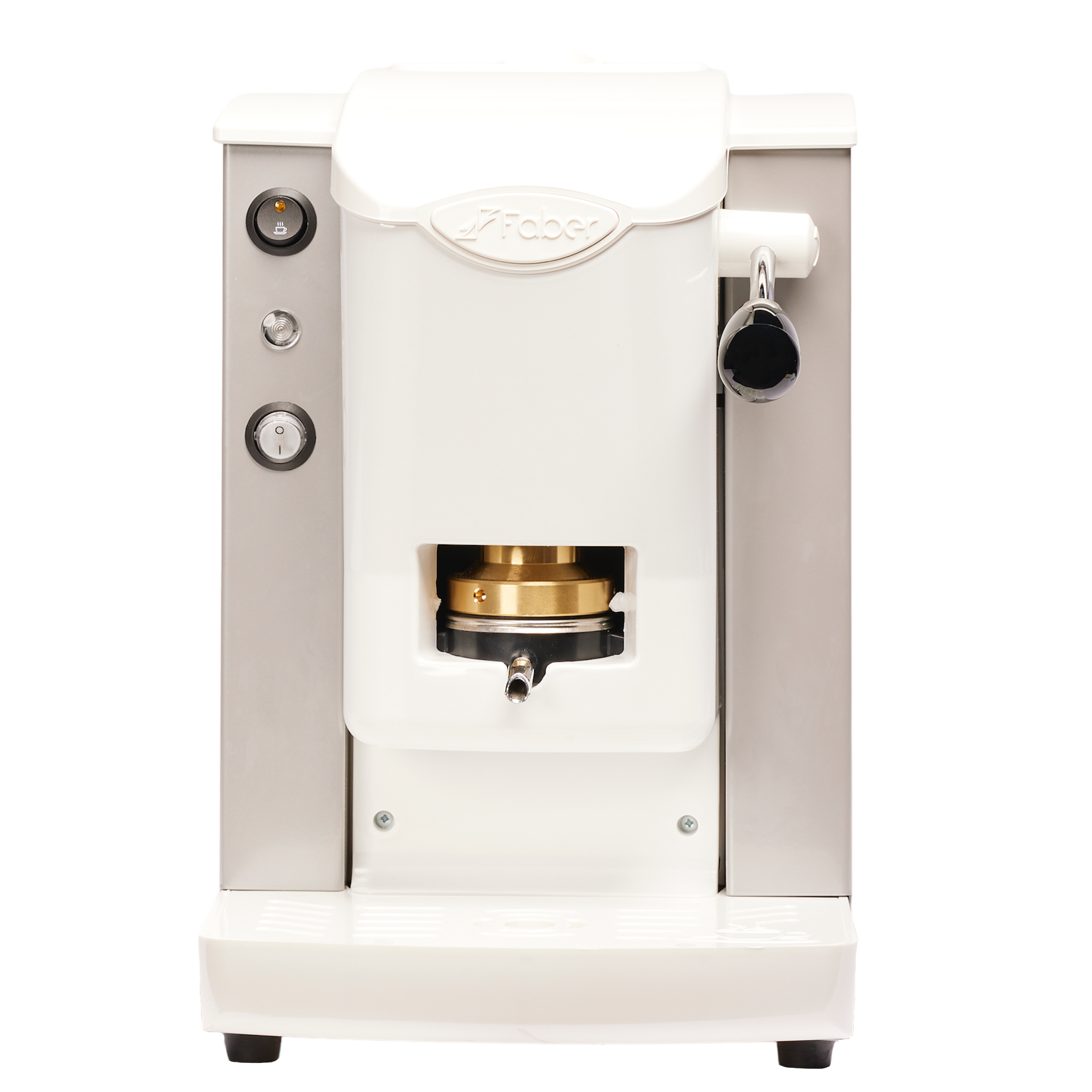 faber-slot-plast-2-0-macchina-caff-a-cialde-grigio-bianco image 1
