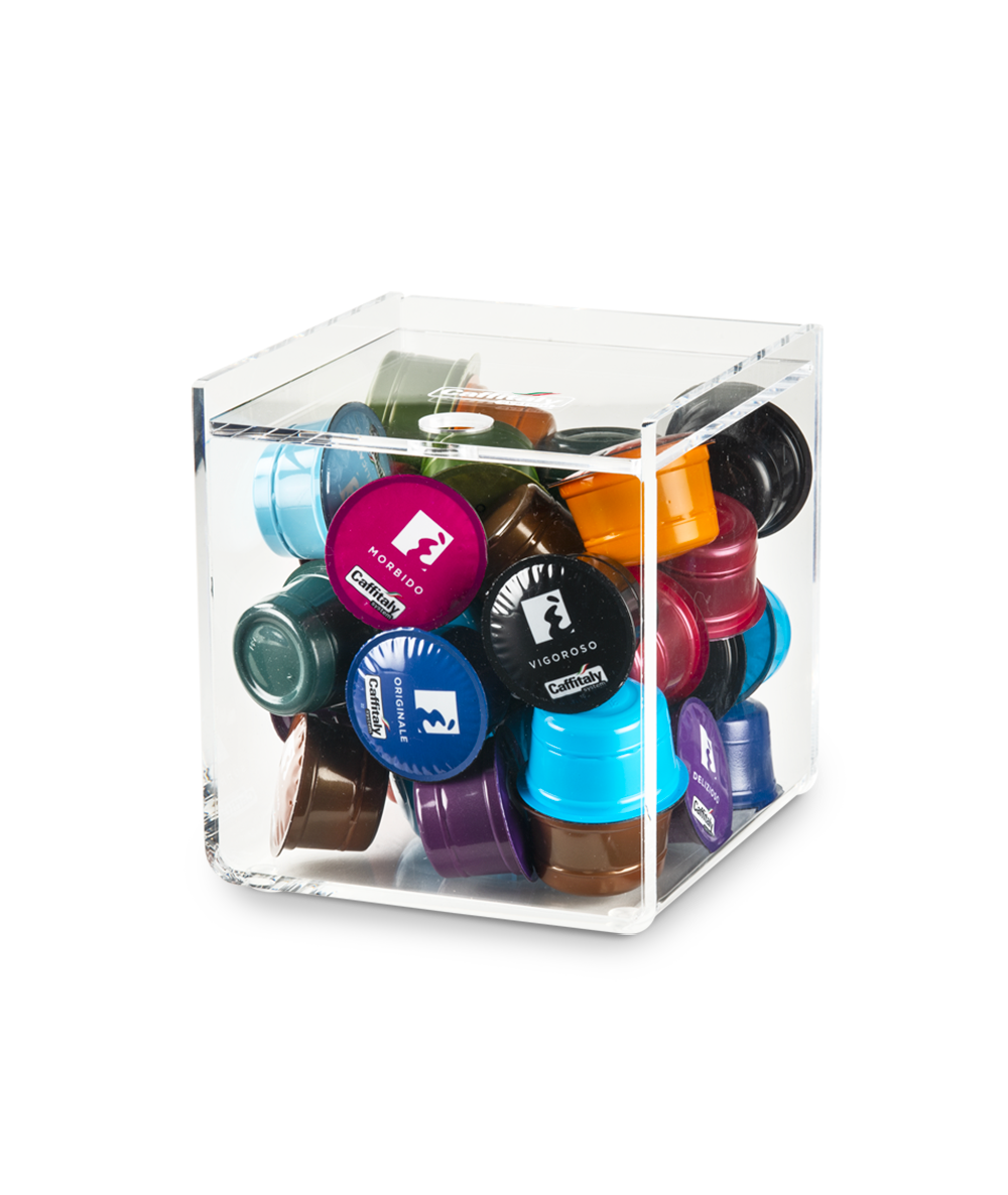 caffitaly-portacapsule-cubo-porta-capsule-trasparente-33-capsule image 1