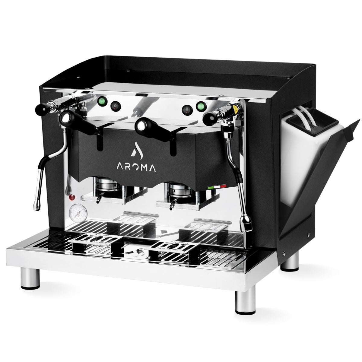 aroma-la-doppia-professionale-2-gruppi-cialde-con-vapore-e-acqua-calda image 2