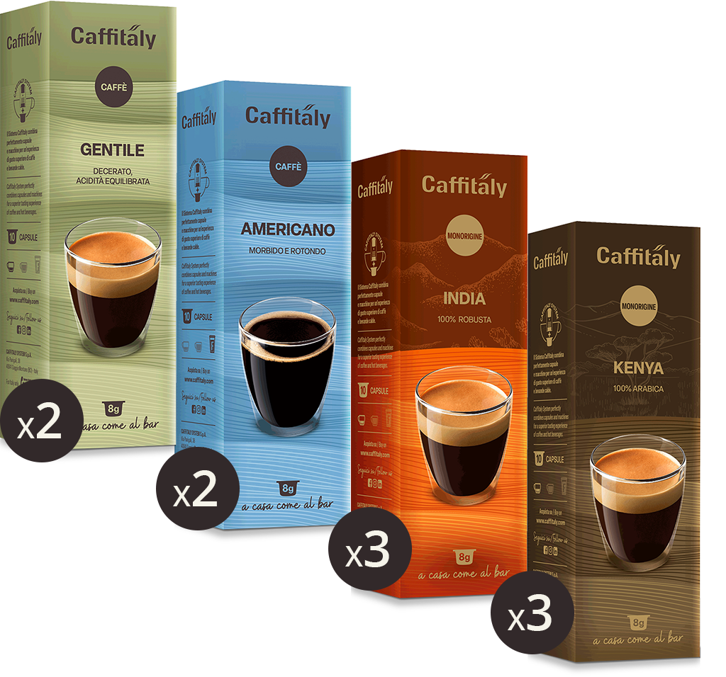 caffitaly-tre-macinini-pack-100-capsule-miscele-gambero-rosso image 1