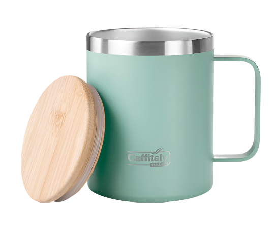 caffitaly-travel-mug-green-tazza-termica-inox image 1