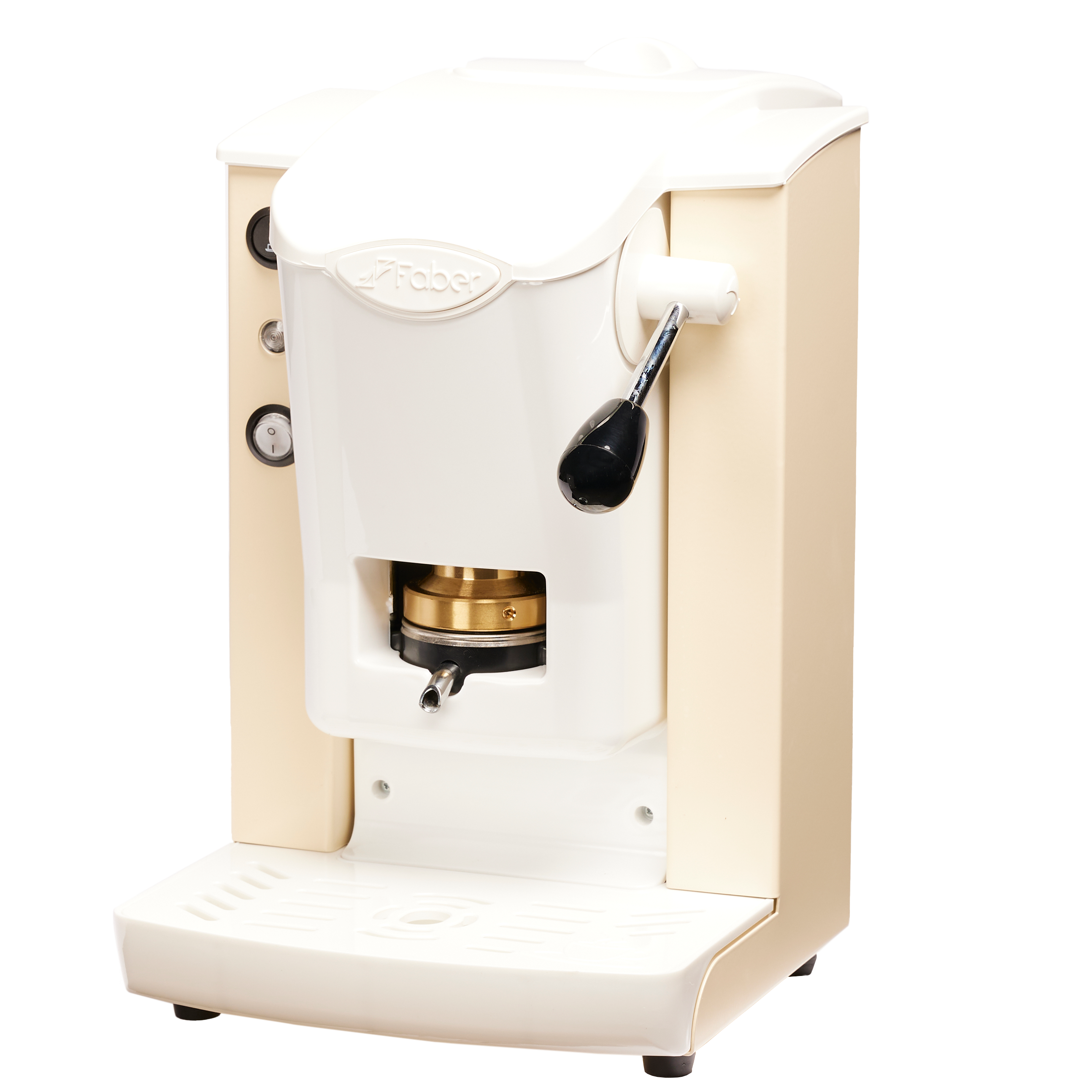 faber-slot-plast-2-0-macchina-caff-a-cialde-ese-sabbia-bianco-95-estraibile image 2