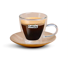 caffitaly-set-2-tazzine-espresso-vetro-piattino-bamboo image 2