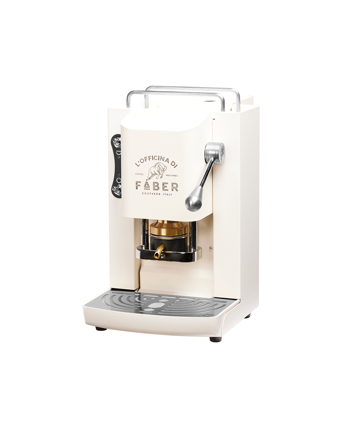 faber-pro-deluxe-2-0-macchina-caff-cialde-ese-bianco-puro-chrome-95 image 2