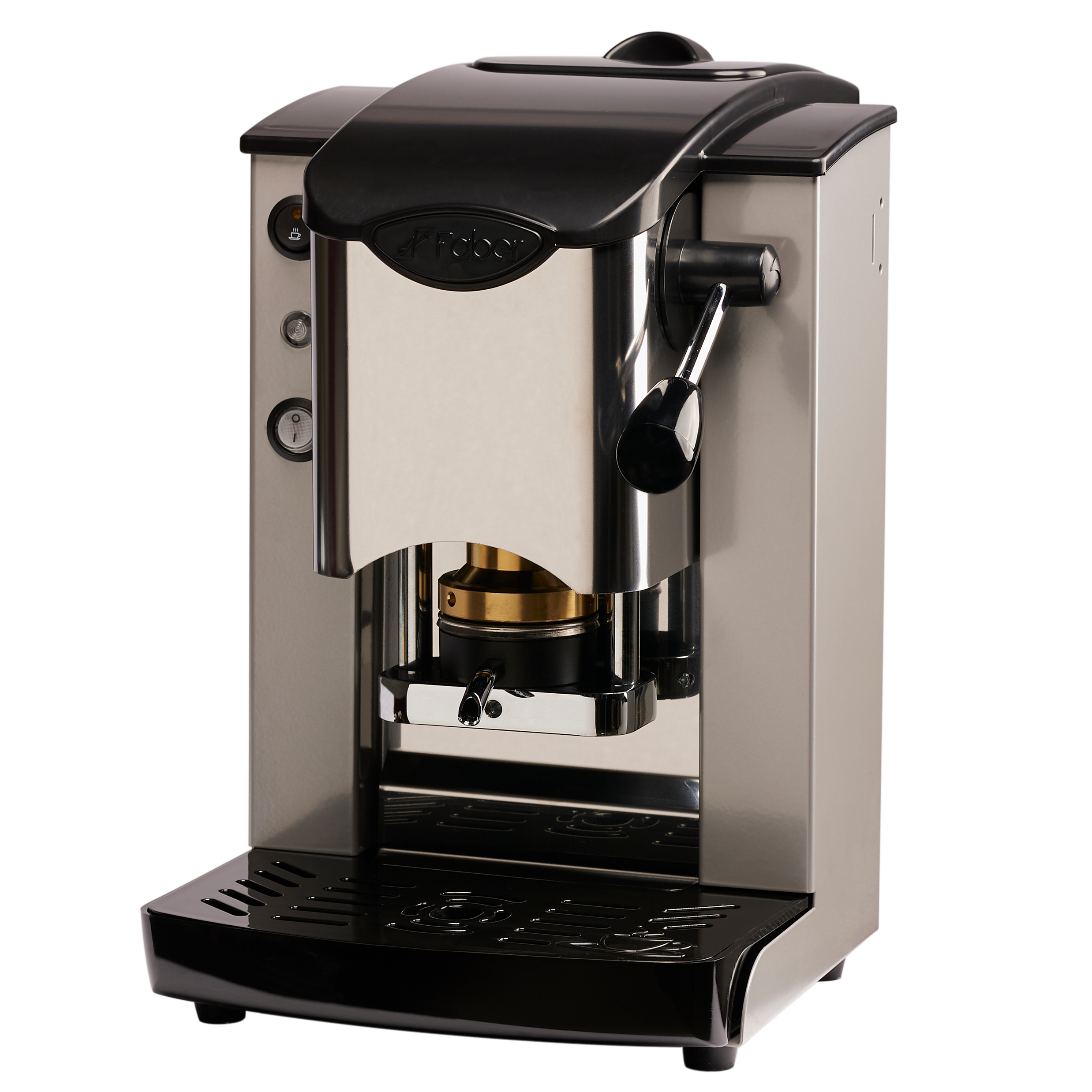 faber-slot-inox-2-0-macchina-caff-cialde-ese-grigio-nero-95-estraibile image 2
