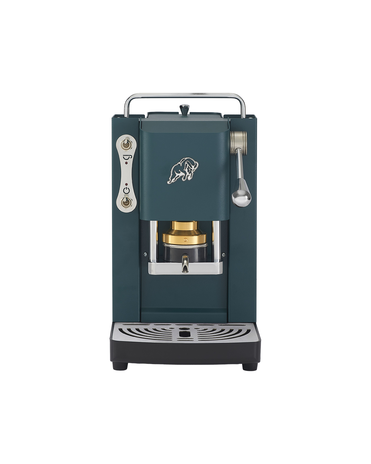 faber-pro-essential-3-0-macchina-caff-cialde-ese-british-green-chrome-brass-ther image 1