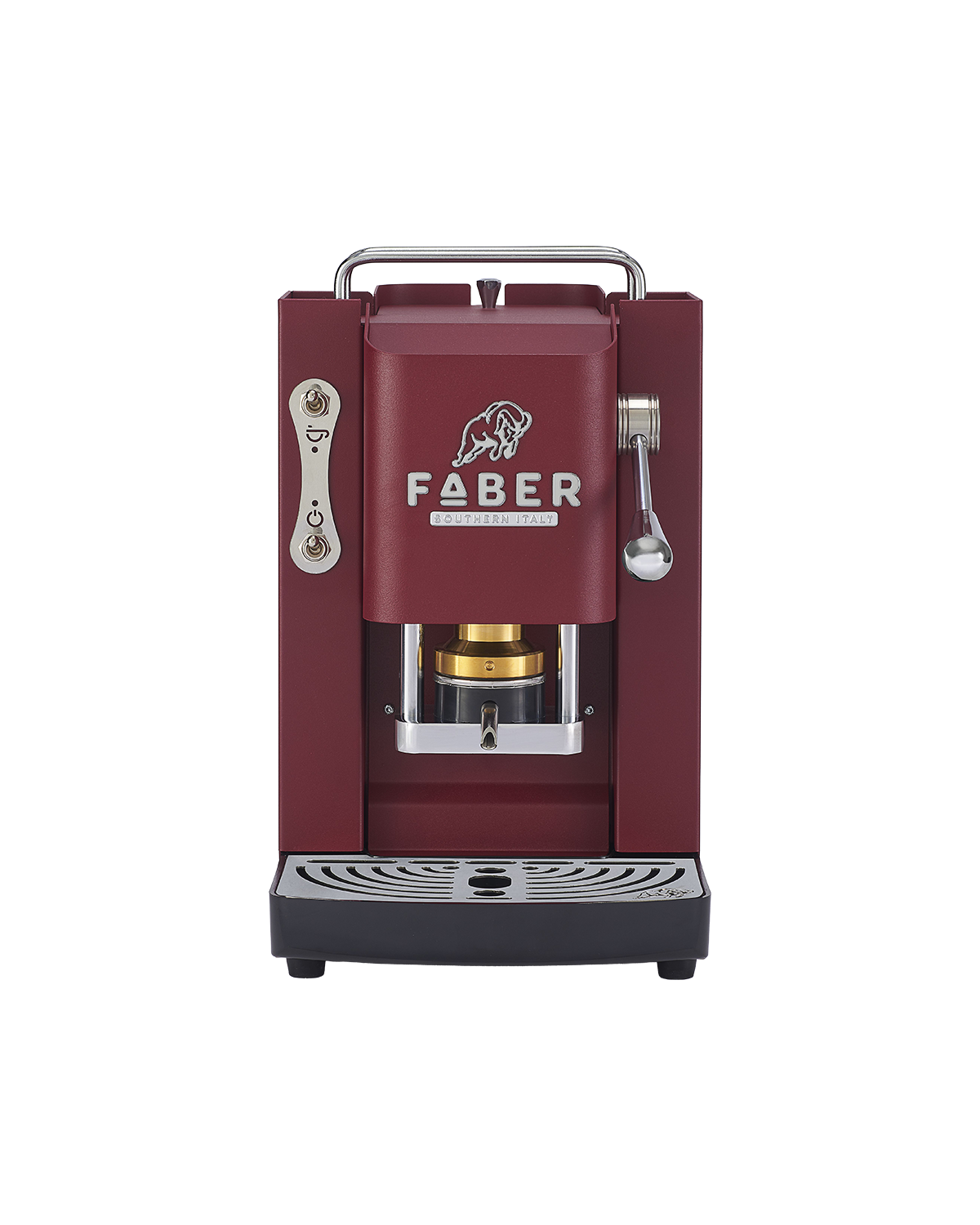 faber-pro-deluxe-3-0-macchina-cialde-ese-rosso-ciliegia-cromo-98 image 1