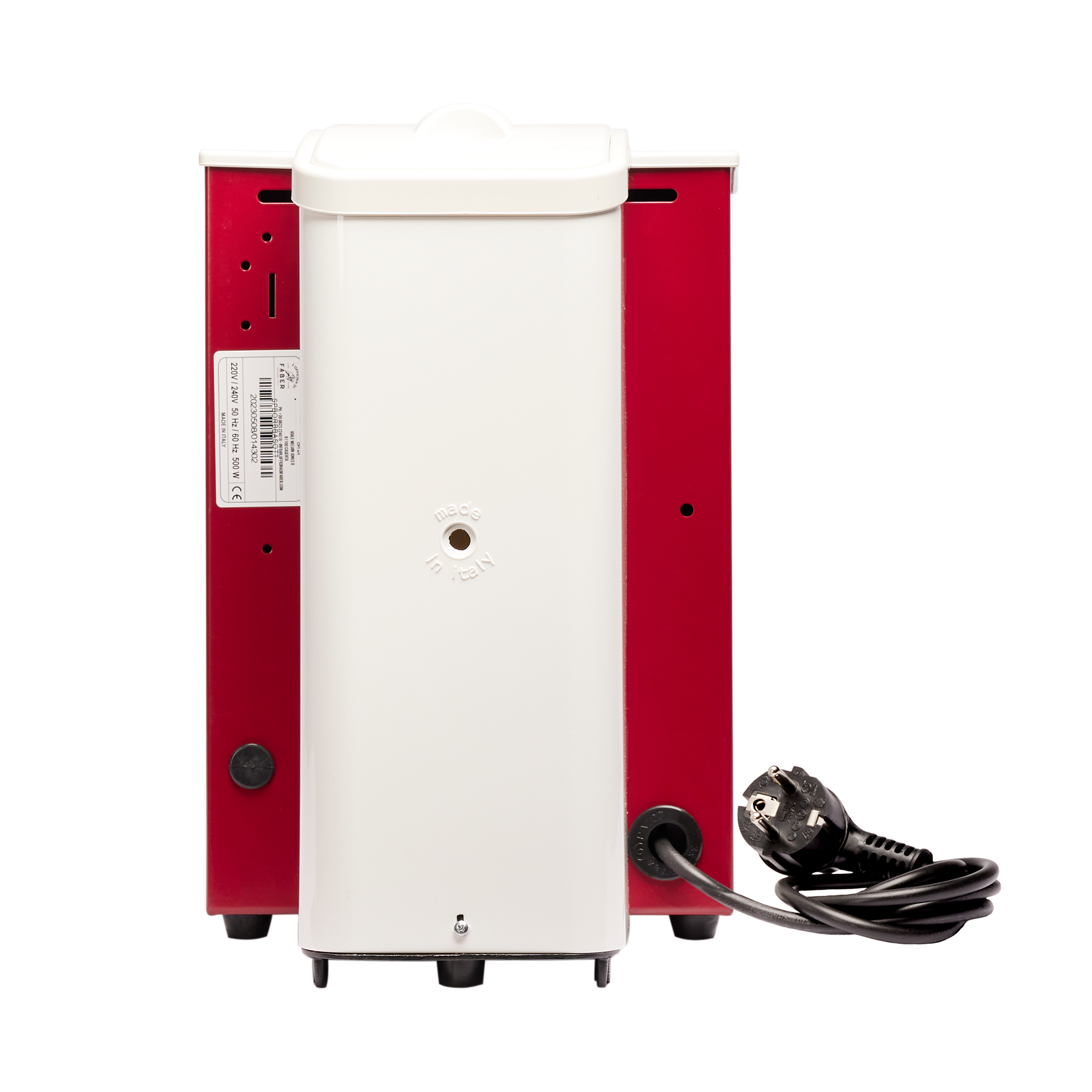 faber-slot-plast-2-0-macchina-per-caff-a-cialde-borgogna-bianco-95-estraibile image 4