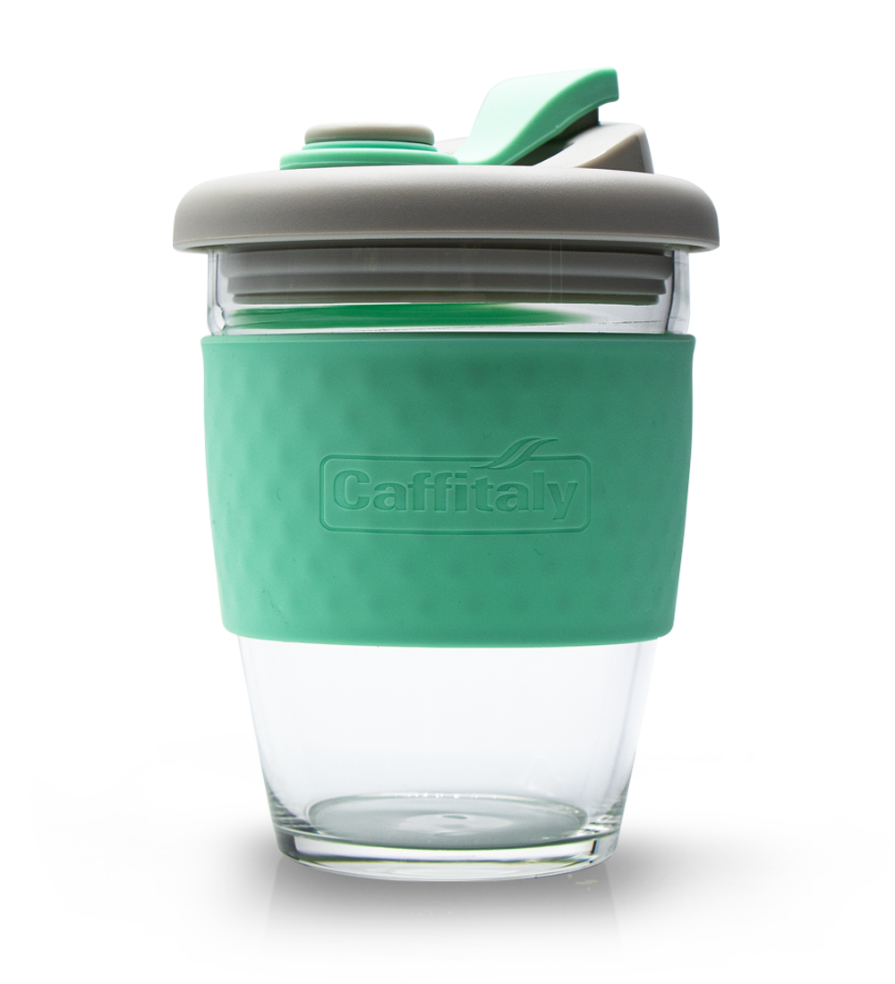 caffitaly-travel-mug-verde-340-ml-vetro-con-silicone image 1