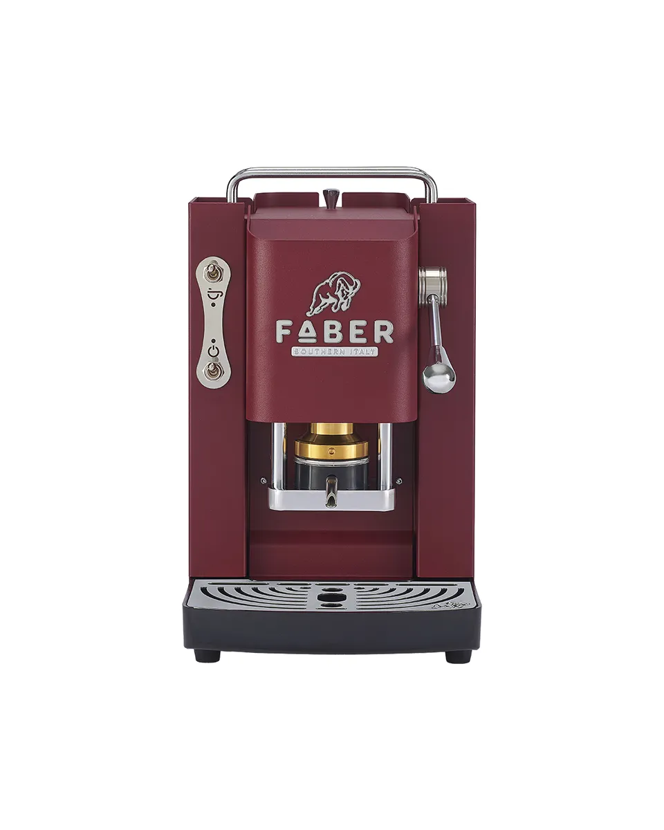faber-pro-deluxe-3-0-macchina-caff-ese-rosso-ciliegia-cromo-98 image 1