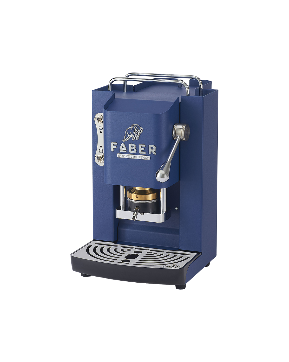 faber-pro-deluxe-3-0-macchina-caff-a-cialde-navy-blue-chrome-90 image 2