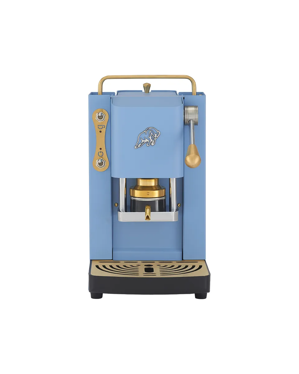 faber-pro-essential-3-0-macchina-caff-cialde-ese-turchese-ottone-95-brassthermob image 1