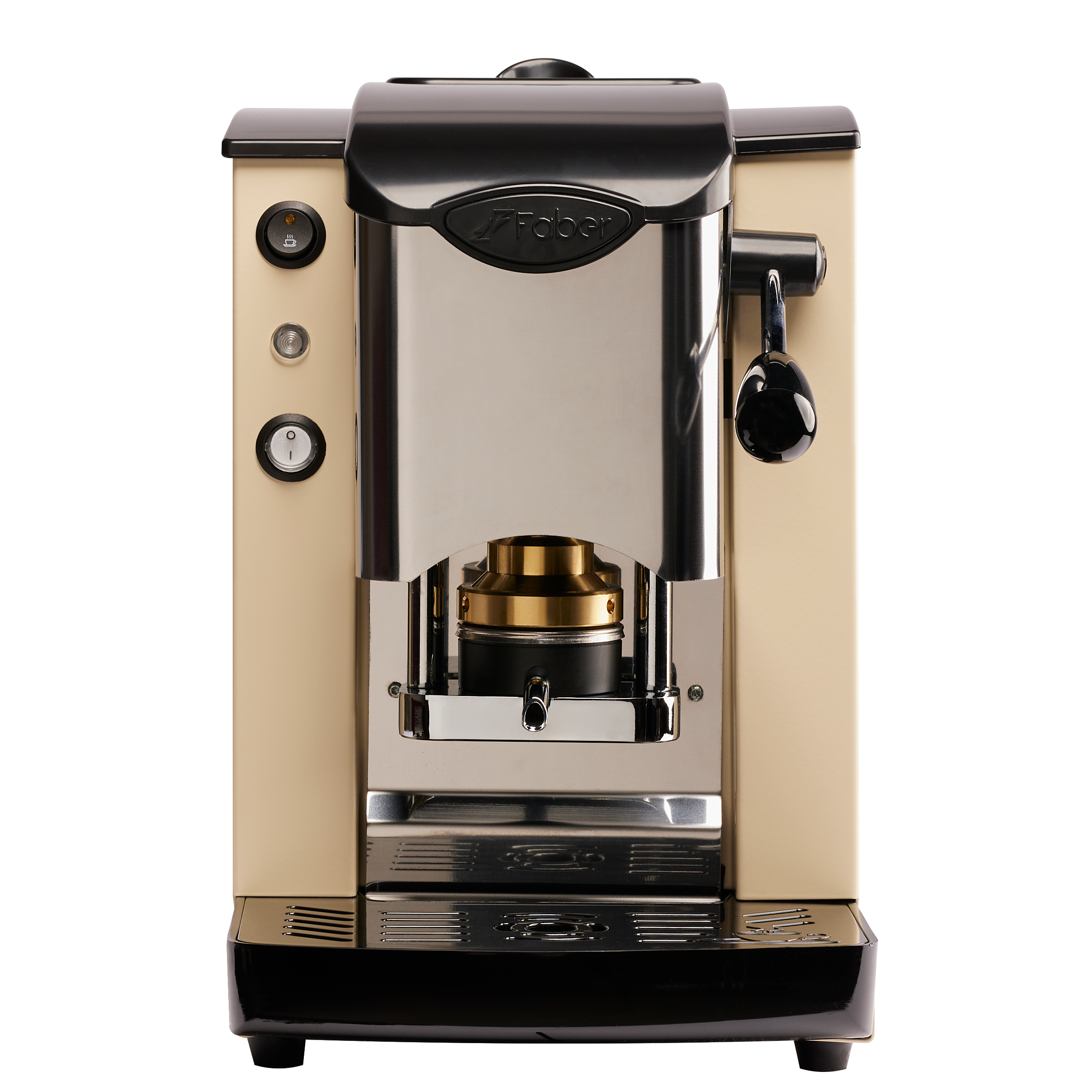 faber-slot-inox-2-0-macchina-caff-a-cialde-sabbia-nero-95-estraibile image 1