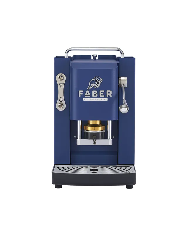 faber-pro-deluxe-3-0-macchina-caff-a-cialde-ese-blu-navy-cromata image 1