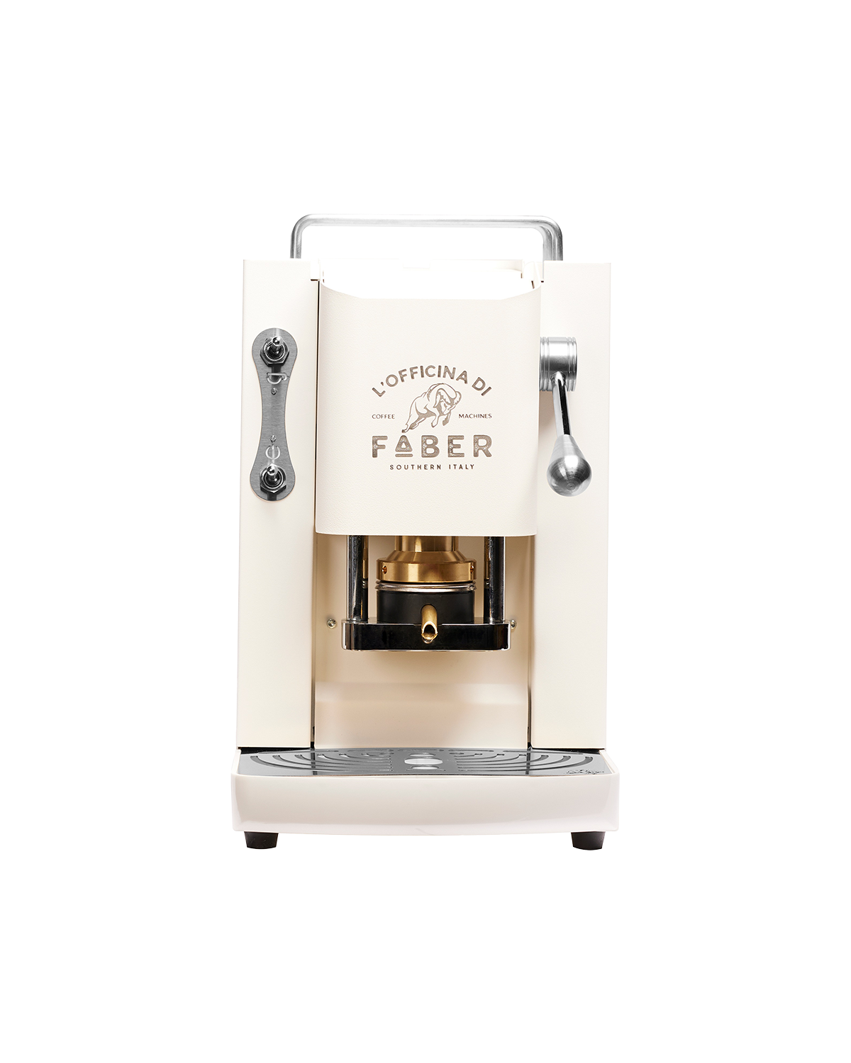 faber-pro-deluxe-2-0-macchina-cialde-ese-bianco-puro-cromo-95 image 1