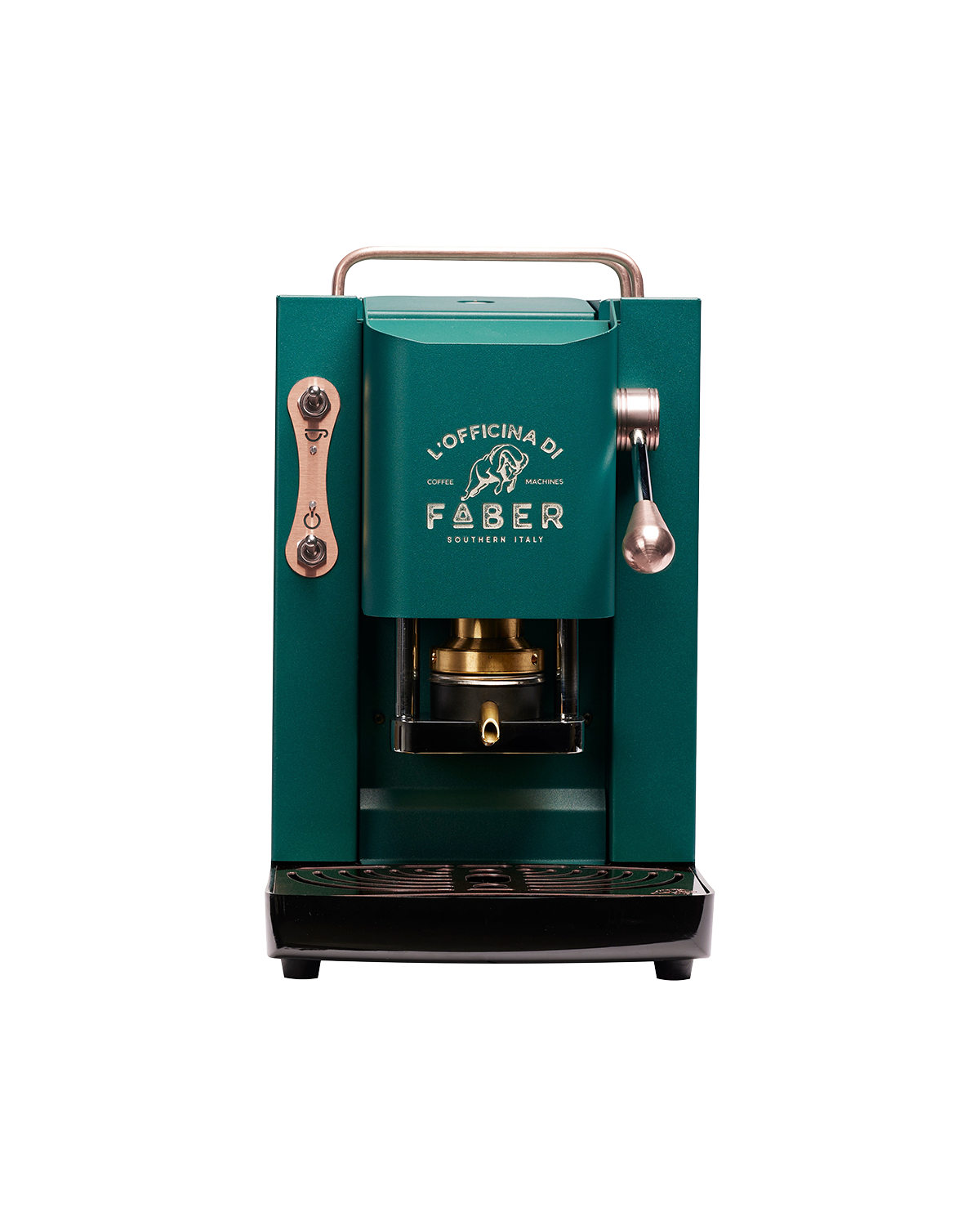 faber-pro-deluxe-2-0-macchina-caff-cialde-ese-british-brass-95 image 1