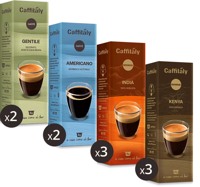 caffitaly-tre-macinini-pack-100-capsule-miscele-gambero-rosso image 1