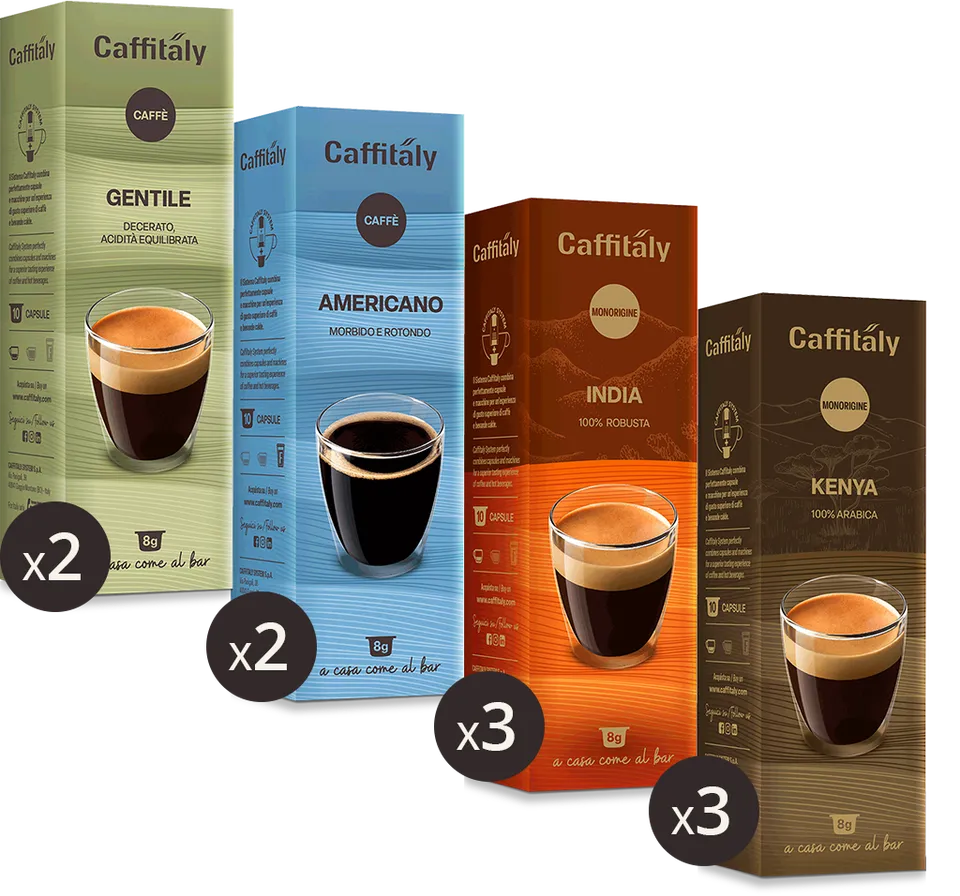 caffitaly-tre-macinini-pack-100-capsule-miscele-gambero-rosso image 1