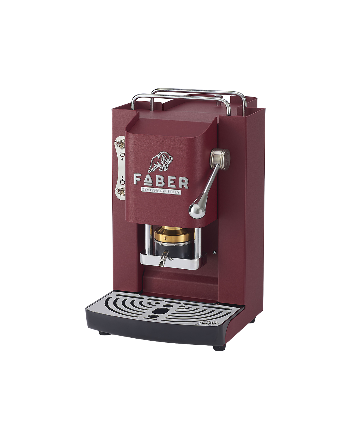 faber-pro-deluxe-3-0-macchina-caff-ese-rosso-ciliegia-cromo-98 image 2