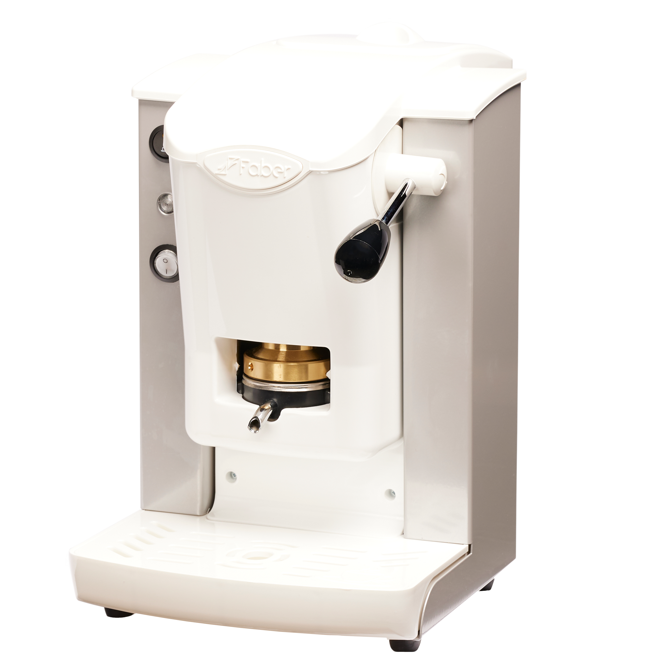 faber-slot-plast-2-0-macchina-caff-a-cialde-grigio-bianco image 2