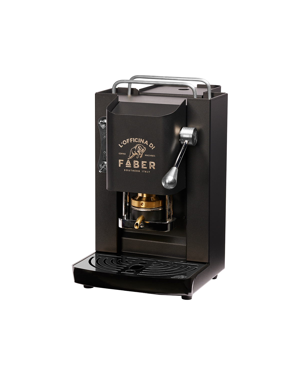 faber-pro-deluxe-2-0-macchina-caff-cialde-ese-nero-opaco-cromo-95-elettrovalvola image 2
