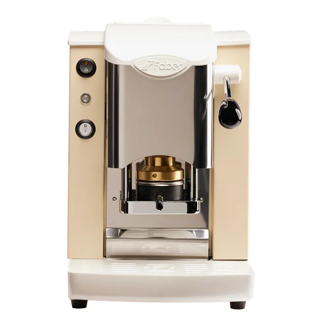 faber-slot-inox-2-0-macchina-caff-a-cialde-ese-sabbia-bianco-95-estraibile image 1