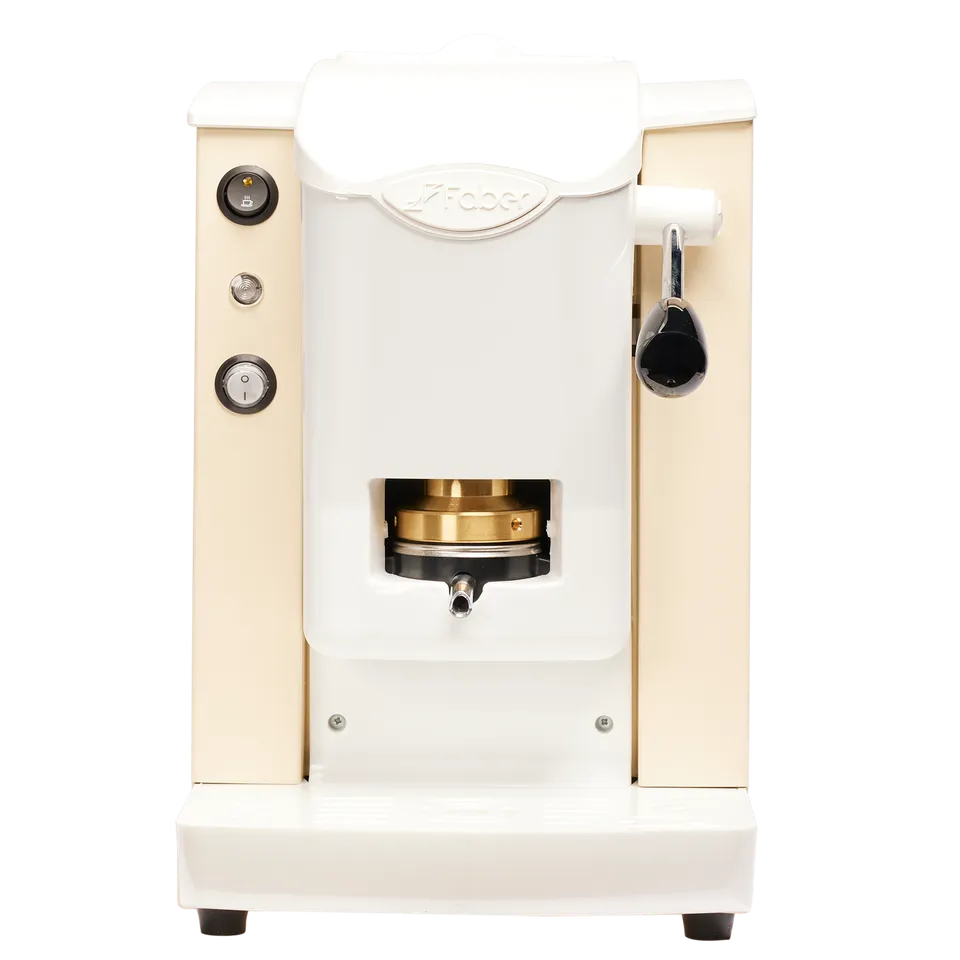 faber-slot-plast-2-0-macchina-caff-a-cialde-ese-sabbia-bianco-95-estraibile image 1