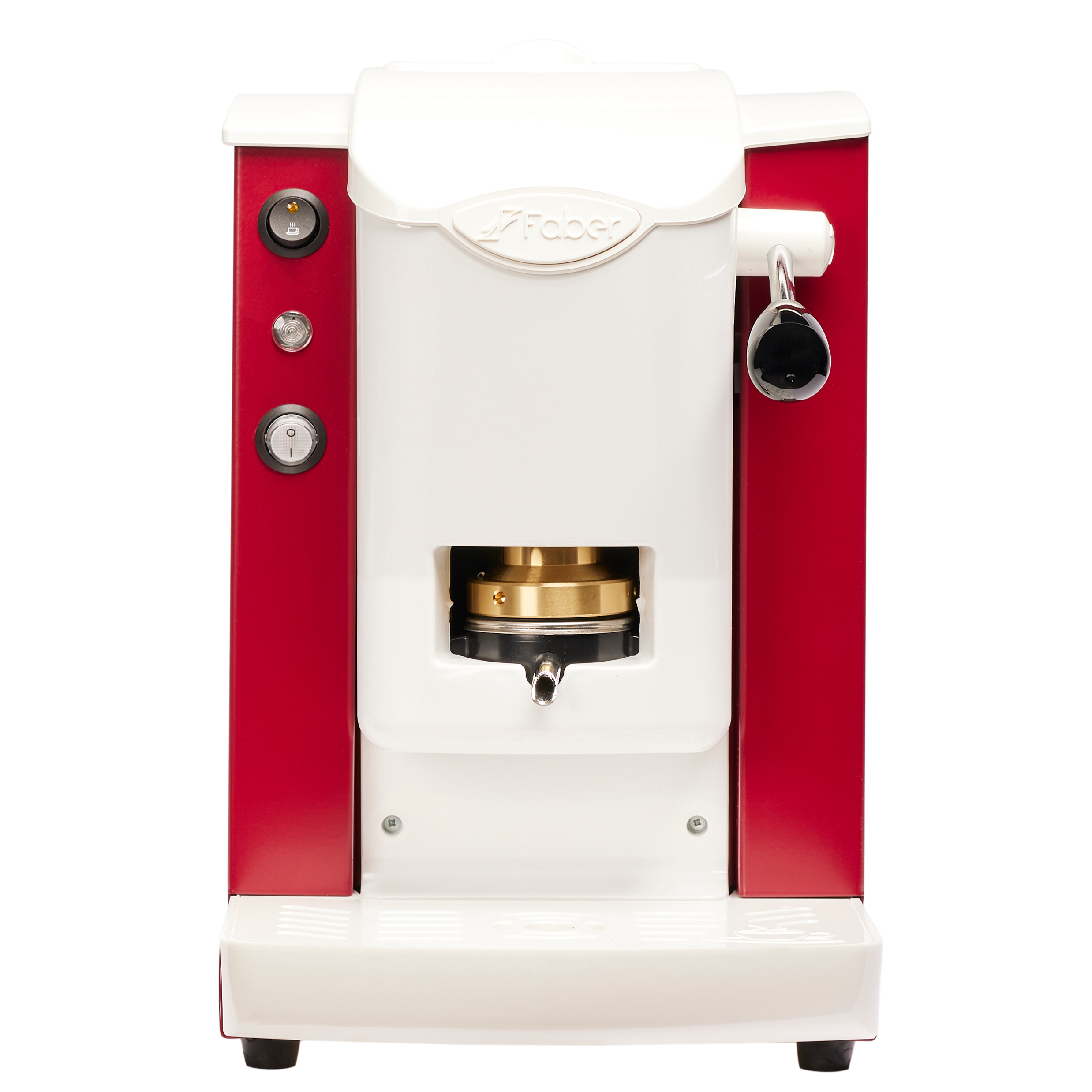 faber-slot-plast-2-0-macchina-caff-a-cialde-ese-borgogna-bianco image 1