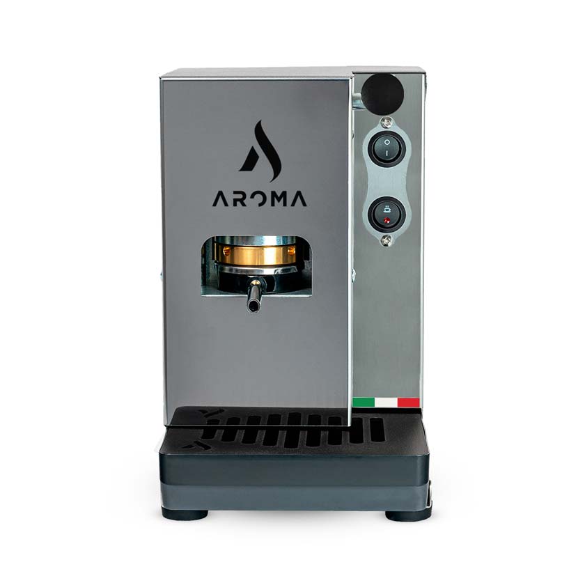 aroma-plus-silver-macchina-caff-a-cialde-ese-in-acciaio image 2