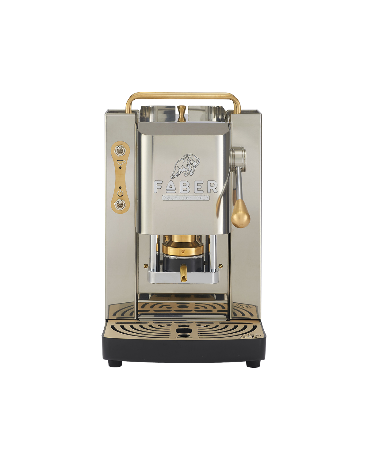 faber-pro-deluxe-3-0-macchina-caff-a-cialde-mirror-chrome-98-thermoblock-ottone image 3