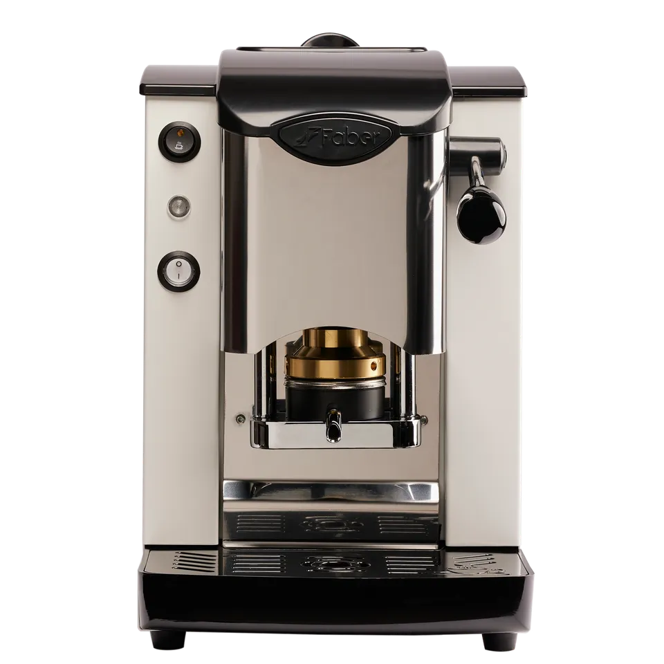faber-slot-inox-2-0-macchina-caff-a-cialde-ese-bianco-nero-95 image 1