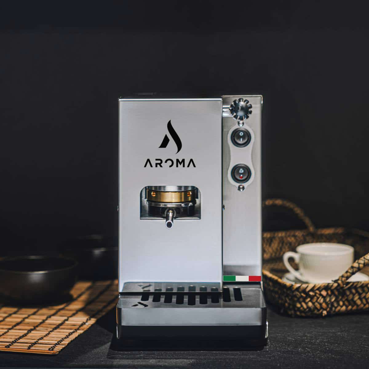 aroma-plus-silver-macchina-caff-a-cialde-ese-in-acciaio image 4