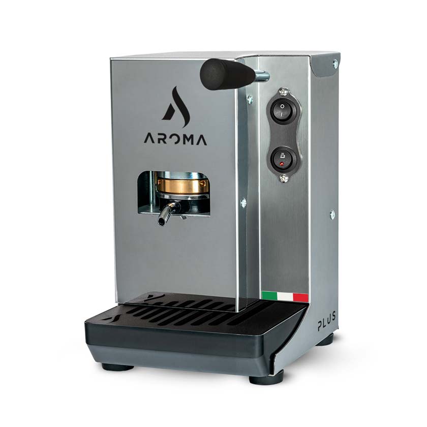 aroma-plus-silver-macchina-caff-a-cialde-ese-in-acciaio image 1