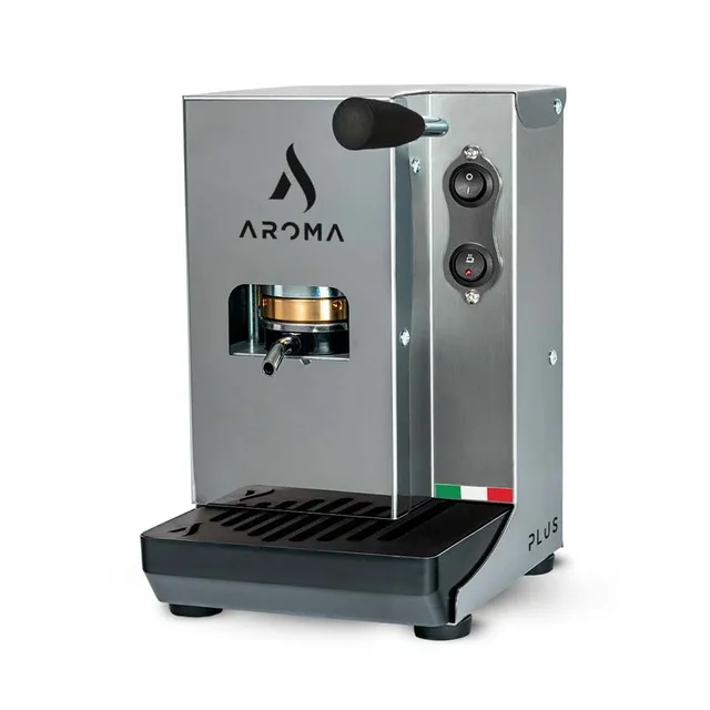 aroma-plus-silver-macchina-caff-a-cialde-ese-in-acciaio image 1