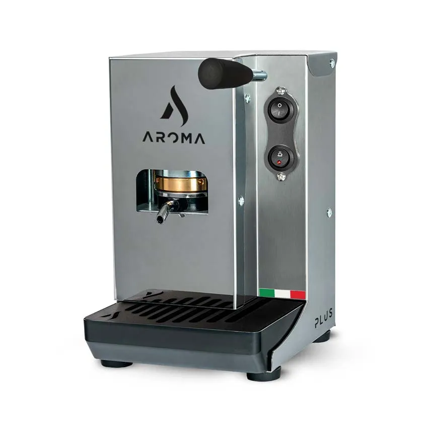 aroma-plus-silver-macchina-caff-a-cialde-ese-in-acciaio image 1