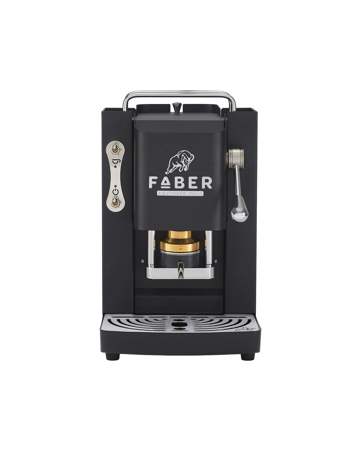 faber-pro-deluxe-3-0-macchina-caff-ese-mat-black-chrome-98 image 2